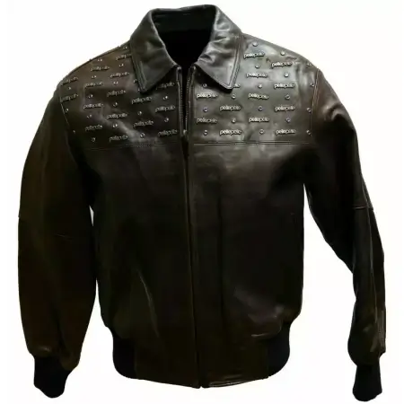 11-450x450-1.webp Pelle Pelle Emblem Leather Jacket Black | Pelle Pelle Store - Image 1