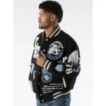 Pelle Pelle Black Limited Edition Varsity Jacket - Image 2