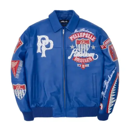 324-37467-RYL-1_800x-450x450-1.webp Pelle Pelle American Bruiser Blue Leather Jacket - Image 1