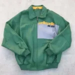 Pelle Pelle Green Jacket Men,s |1978 Denim MB Leather Jacket