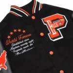 Pelle Pelle World Famous Multi-patch Varsity Jacket Black - Image 3