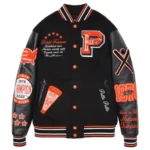 Pelle Pelle World Famous Multi-patch Varsity Jacket Black