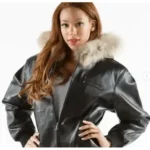 Pelle Pelle Stunning Fur Hooded Black Jacket | Pelle Pelle Store