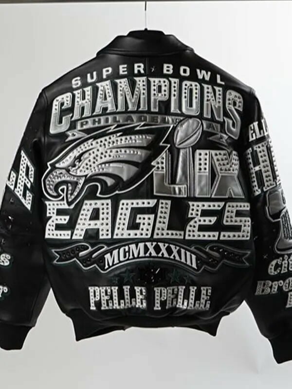 555507317_1748326429205454_1146528167365487756_n.jpg Pelle Pelle Super Bowl LIX Philadelphia Eagles Leather Jacket - Image 1