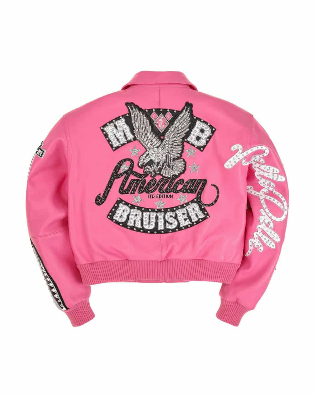 568746902_2000716840771368_5960467662420820557_n.jpg Pelle Pelle American Bruiser Women’s Pink Jacket - Image 1