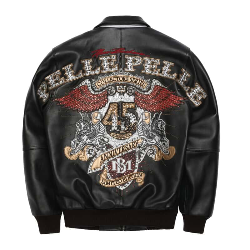 581813198_1506695627223219_1698055887912695263_n.jpg Pelle Pelle 45th Anniversary New Arrival Black Jacket - Image 1