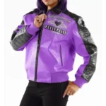 Pelle Pelle Garde 37 Years Strong Purple Leather Jacket - Image 2