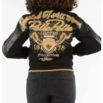 Pelle Pelle Black Varsity Jacket Greatest Of All Time