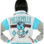 Pelle Pelle Blue and White Lightweight Jacket