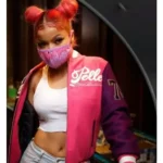 Pelle Pelle Black and Pink Leather Jacket | Wool Jacket - Image 3