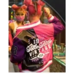 Pelle Pelle Black and Pink Leather Jacket | Wool Jacket - Image 2