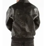 Pelle Pelle Scripted Leather Black Jacket | Men Jacket