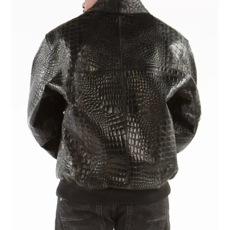 Black-Pelle-Pelle-Script-Leather-Jacket-1-595x595-1-768x768-1.webp Pelle Pelle Scripted Leather Black Jacket | Men Jacket - Image 1
