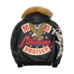 Pelle Pelle American Bruiser Black Hooded Jacket - Image 2