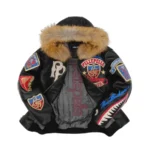 Pelle Pelle American Bruiser Black Hooded Jacket - Image 3