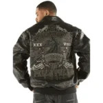Pelle Pelle Grandmaster Black Croc Jacket
