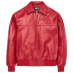 Pelle Pelle Puff Plush Red Jacket 2023 | Pelle Pelle Store