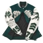 Pelle Pelle Varsity Green And White Jacket - Image 3