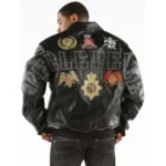 Pelle Pelle Patched Python Leather Jacket | Men Jacket