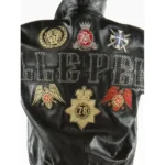 Pelle Pelle Patched Python Leather Jacket | Men Jacket - Image 3