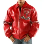 Pelle Pelle Rebel Red Studded Jacket - Image 2