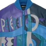 Pelle Pelle Blue Picasso Leather Jacket | Men & Women - Image 3