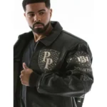 Pelle Pelle Legendary Black Stud Men Jacket - Image 3