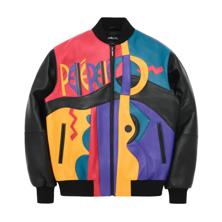 Pelle-Pelle-Picasso-Plush-Jacket-1-768x768-1.webp Pelle Pelle Picasso Plush Jacket | Red Blue Black - Image 1