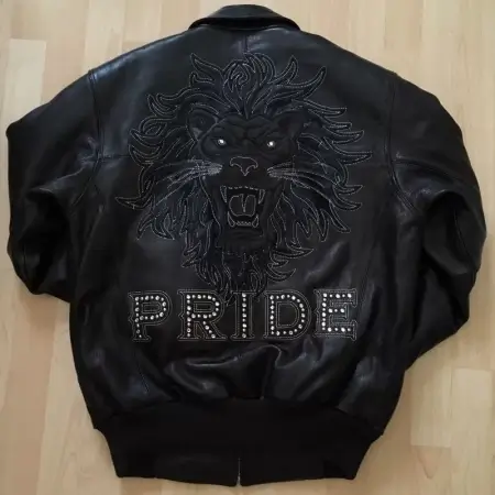 Pelle-Pelle-Pride-Studded-Black-Jacket-1-450x450-1.webp Pelle Pelle Pride Studded Black Jacket - Image 1