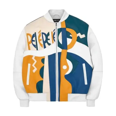 Pelle-Pelle-White-Picasso-Leather-Jacket-1-450x450-1.webp Pelle Pelle White Picasso Leather Jacket | Men & Women - Image 1