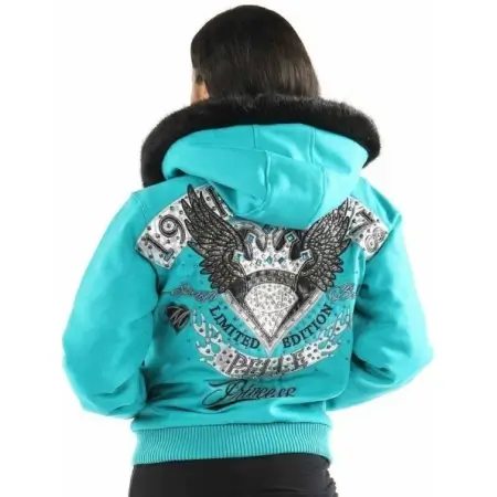 Pelle-Pelle-Womens-Limited-Edition-Princess-1978-Jacket-595x595-1-450x450-1.webp Pelle Pelle Women Princess Fur Hood Wool Jacket - Image 1