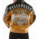 Pelle Pelle Unrivaled Men Leather Jacket | Yellow & Black - Image 2