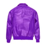 Pelle Pelle Puff Plush Purple Leather Jacket - Image 2