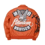 Pelle Pelle American Bruiser Orange Leather Jacket - Image 7