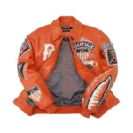 Pelle Pelle American Bruiser Orange Leather Jacket - Image 8