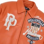 Pelle Pelle American Bruiser Orange Leather Jacket - Image 9