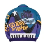 Pelle Pelle HipHop Blue Purple Leather Jacket - Image 2