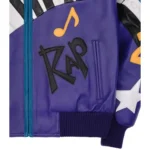 Pelle Pelle HipHop Blue Purple Leather Jacket - Image 7