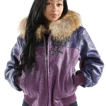 Pelle Pelle Morocco Fur Hooded leather Jacket