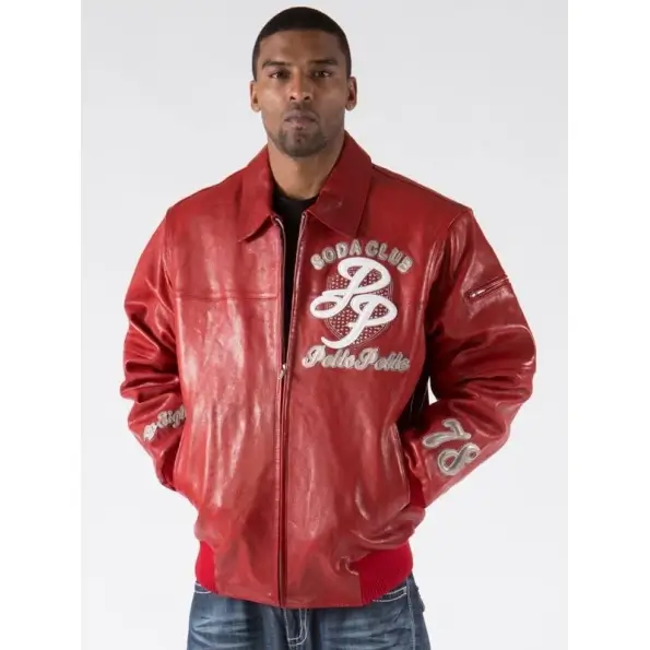 mens-soda-club-sportster-red-leather-jacket-595x595-1.webp Pelle Pelle | Biker Red Leather Jacket | Soda Club Jacket - Image 1