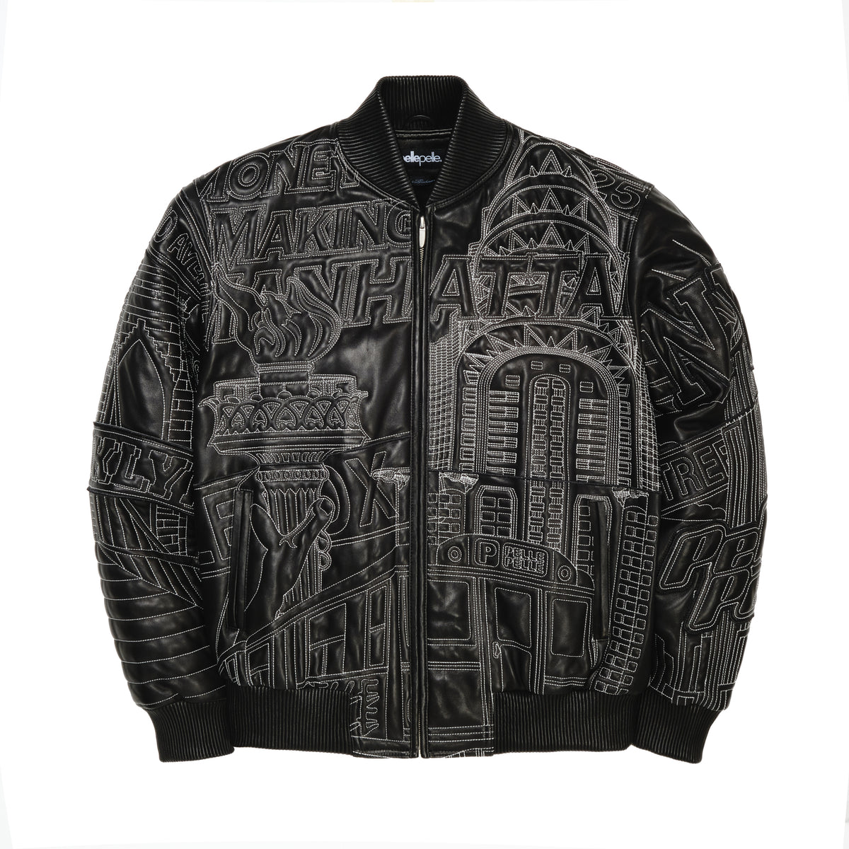 pelle-pelle-11.jpeg Pelle Pelle NYC Boro Black Leather Jacket - Image 1