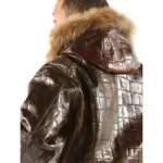 Pelle Pelle Crocodile Skin Brown Jacket - Image 2