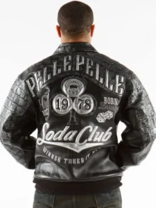 Pelle Pelle Soda Club Croc Leather Jacket | Men Jacket - Image 2
